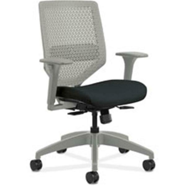 The Hon Solve Seating Titanium Mid-Back Task Chair, Midnight SVR1AILC90TK